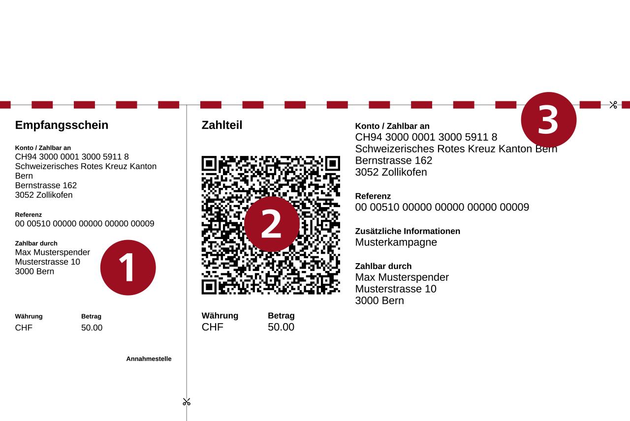 QR-Einzahlungsschein