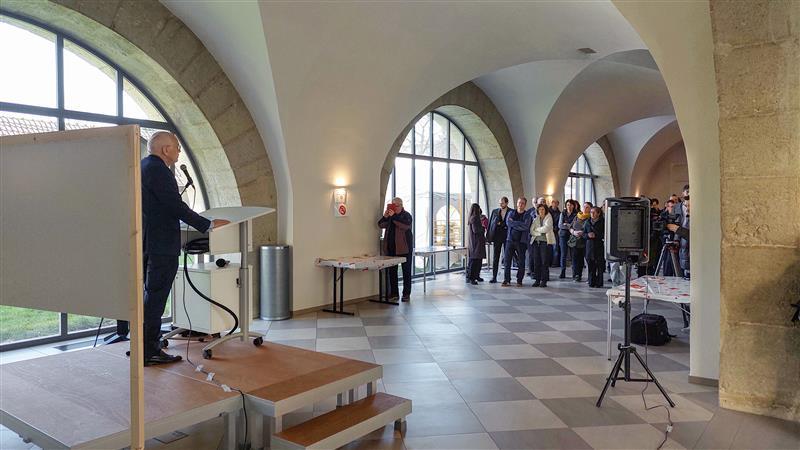 Begrüssung am Tag der offenen Tür