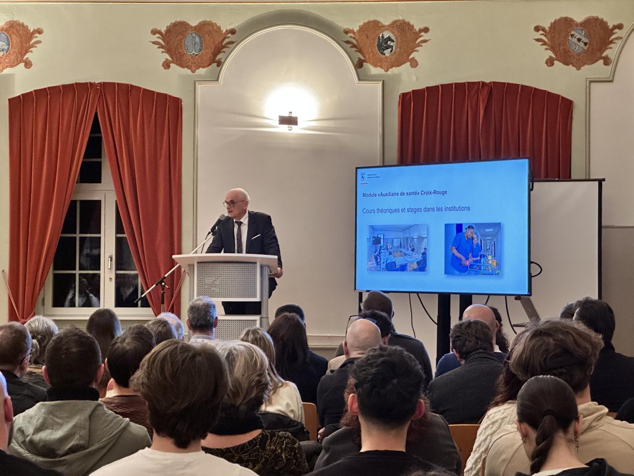 Diplomfeier, Pflegehelfende SRK Bellelay, Rede Pierre-Alain Schnegg